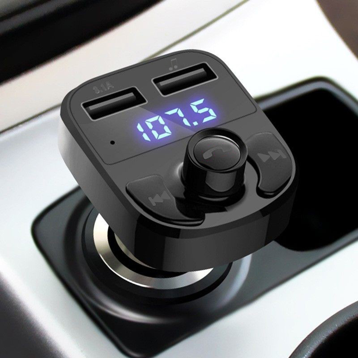 Phone Accessories You Need - Transmissor FM Bluetooth Carregador Veicular com