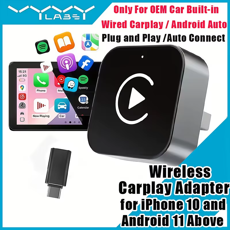Phone Accessories Design - Adaptador CarPlay Sem Fio 2 em