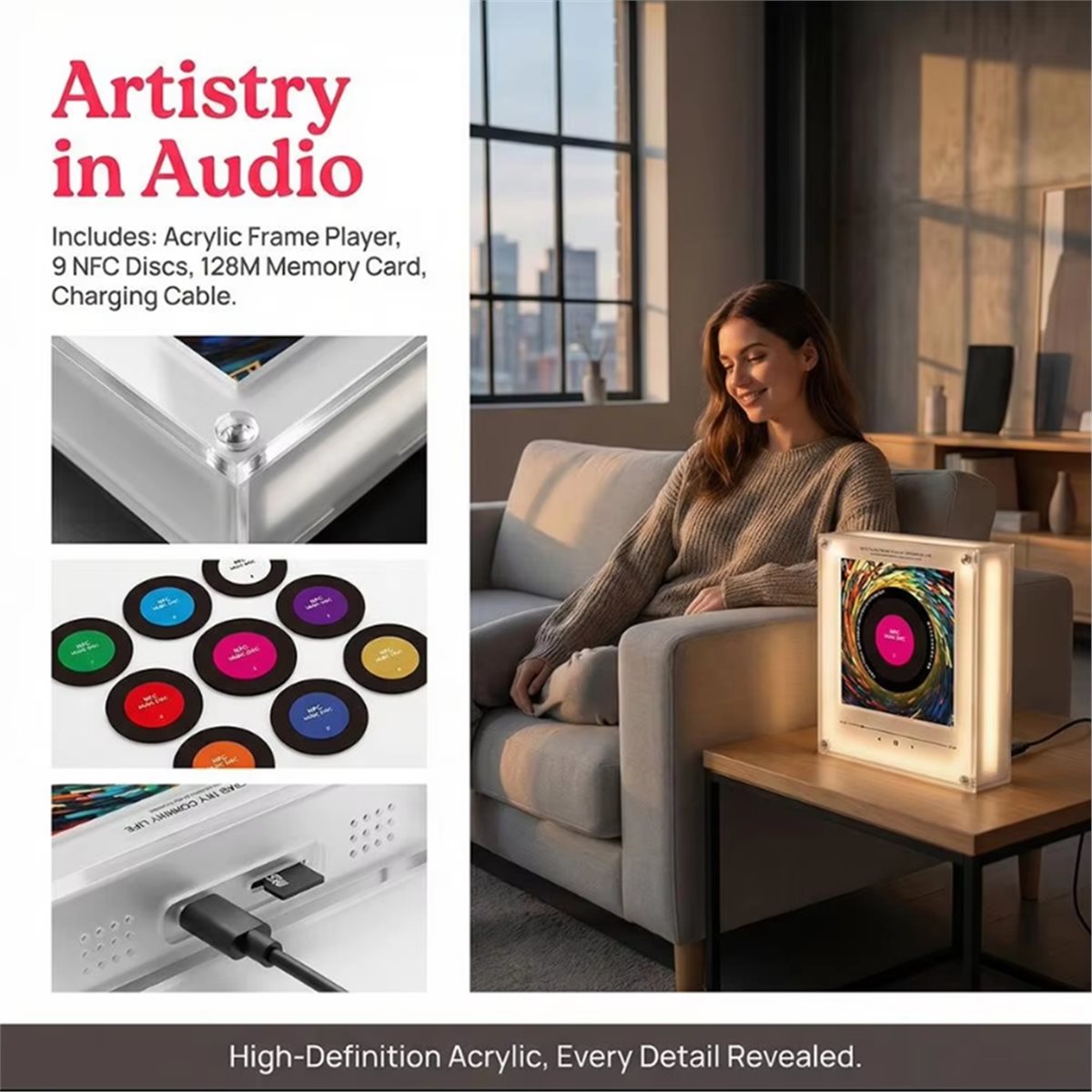 Phone Accessories You Need - DTC5 NFC Touch Song Player com