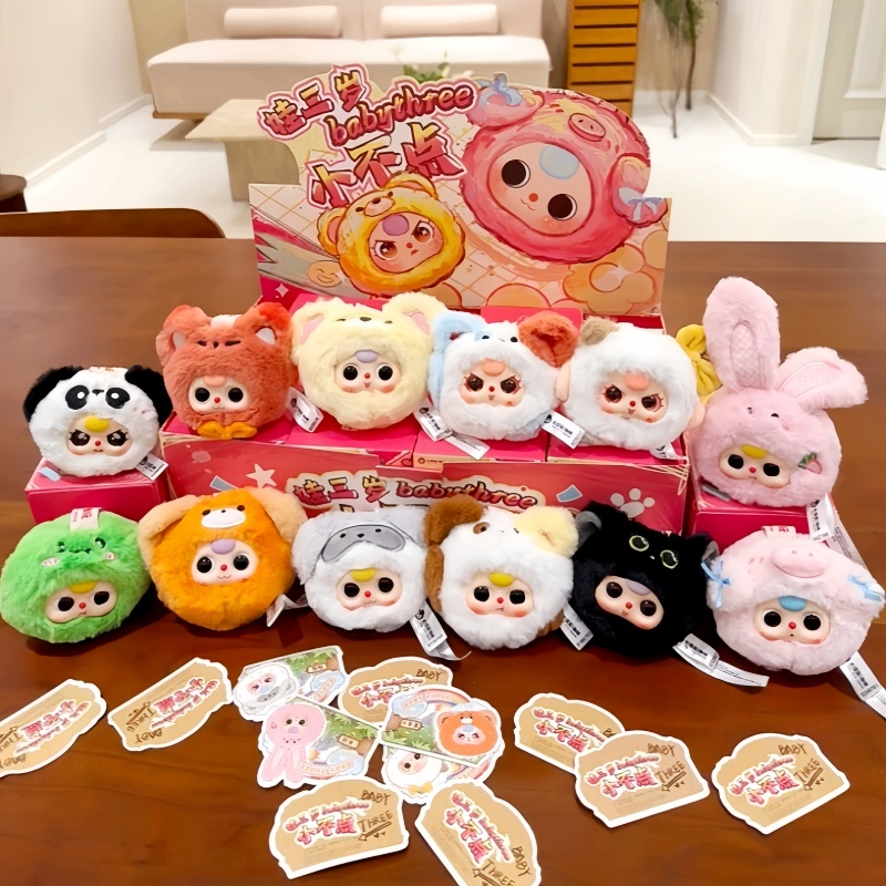 Phone Accessories Blind Box - Genuíno bebê três mini cabeça de