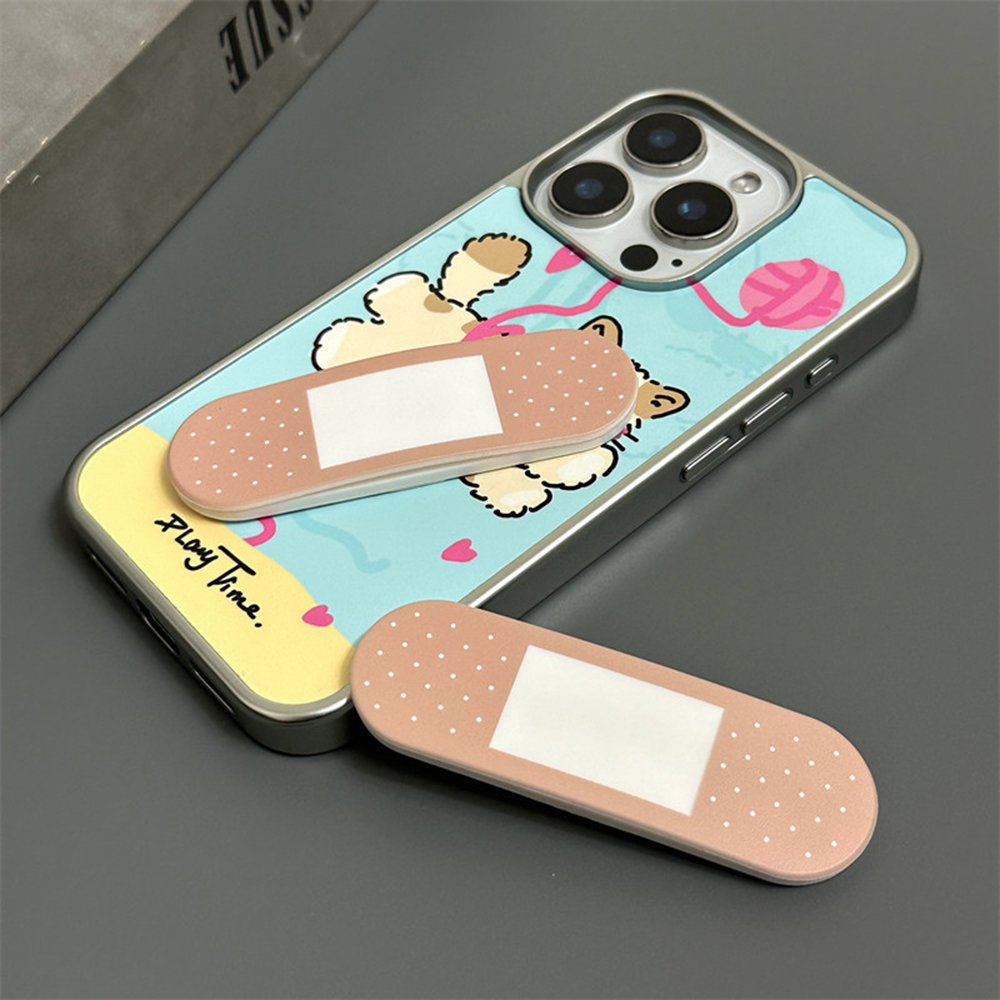 Phone Accessories Crochet - Capa de Celular Coreana com Suporte