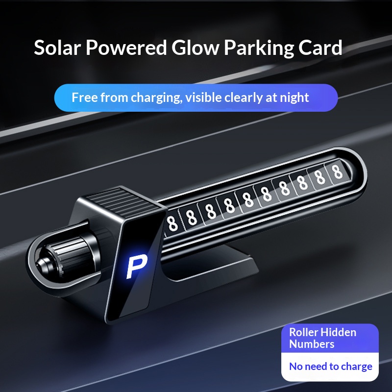 Phone Accessories You Need - Placa de Estacionamento Temporário LED Solar