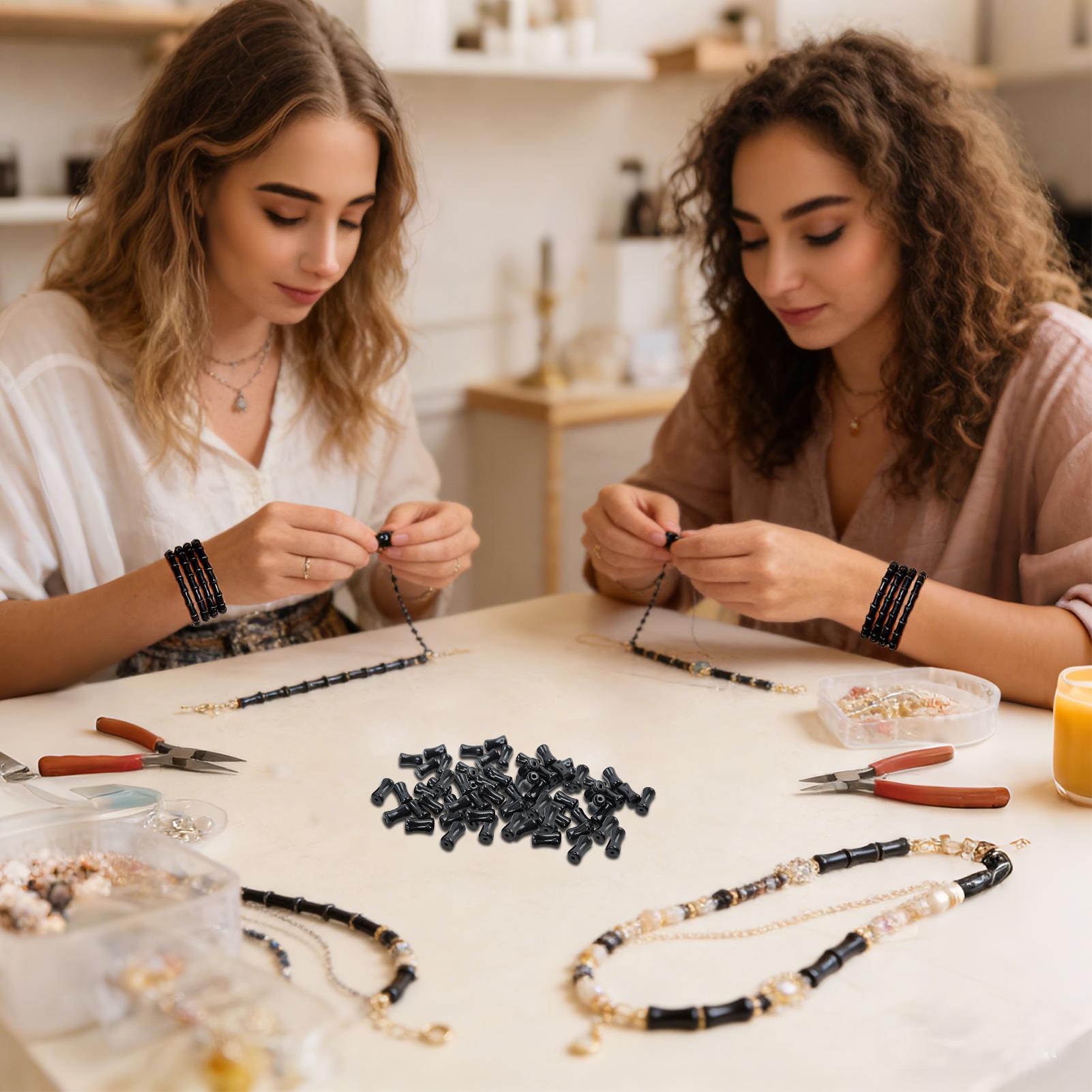 Phone Accessories For Teens - 50 peças de contas de vidro