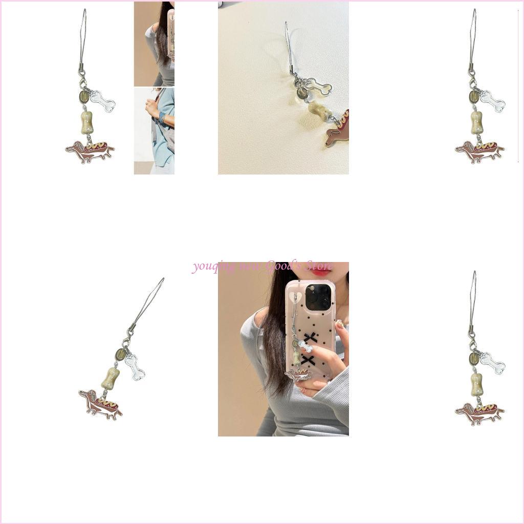 Phone Accessories For Teens - Chaveiro cachorro Dachshund 57QA para telefones