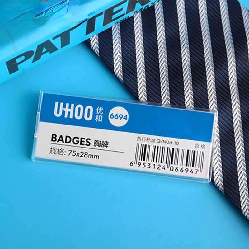 1pc acrílico peito id tag nome - Phone Accessories Company avaliação e preço